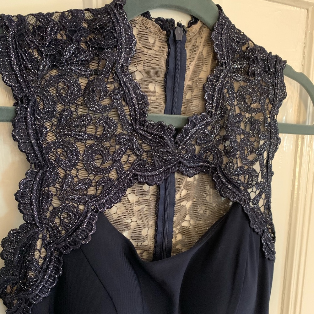 blue formal dress